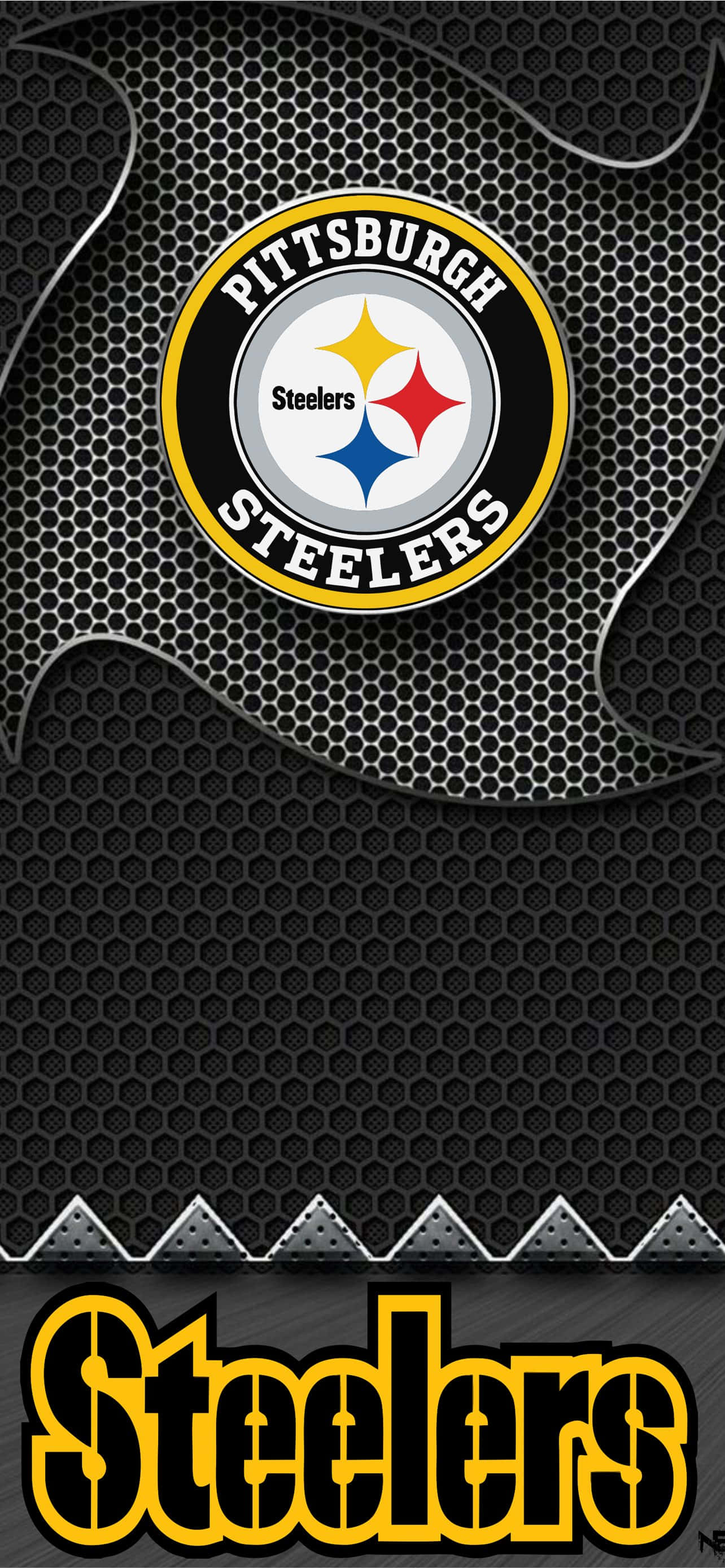 Фенове на NFL, радвайте се: Покажи гордост за отбора с тапет за iPhone на Steelers Тапет