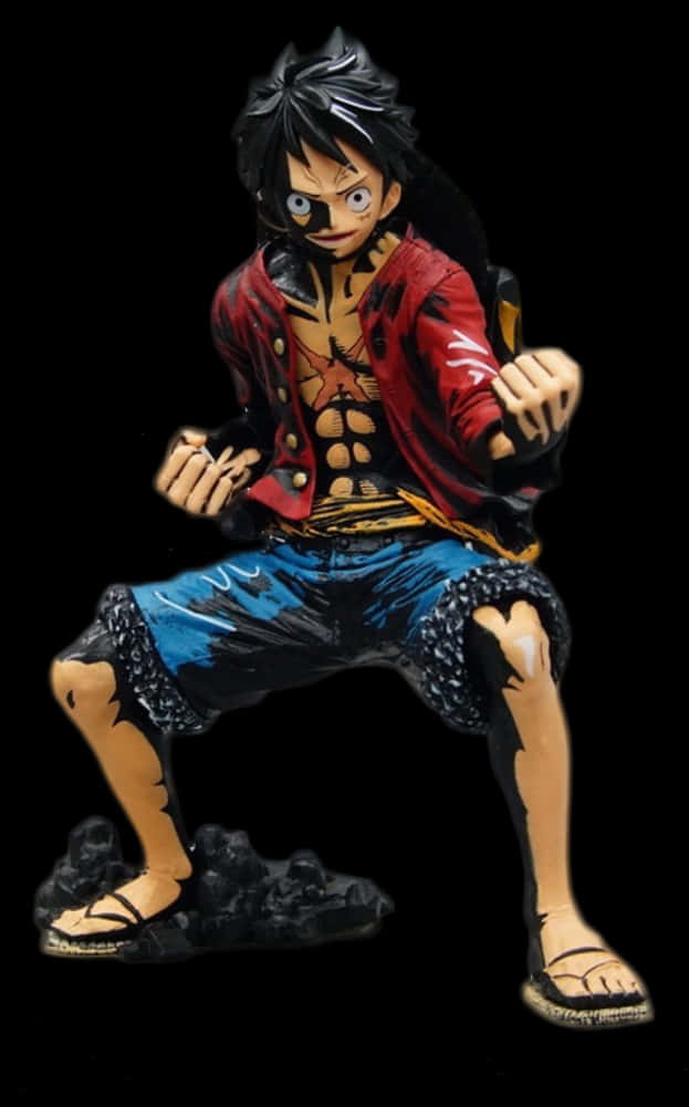 Фигурка на Мънки Ди Лъфи от One Piece Тапет
