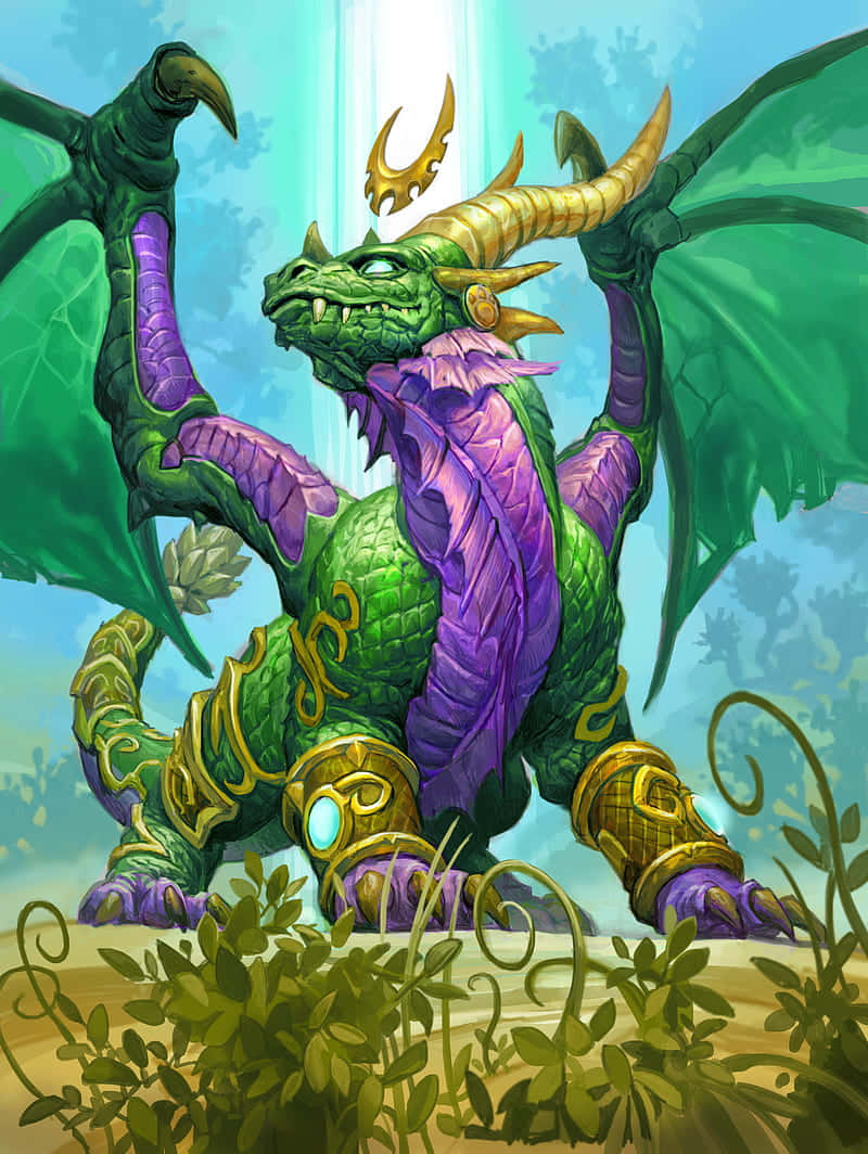Фон Ysera Dragon Pixel 3xl Hearthstone Тапет