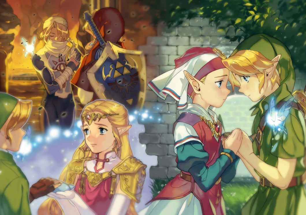 Фон Zelda Тапет