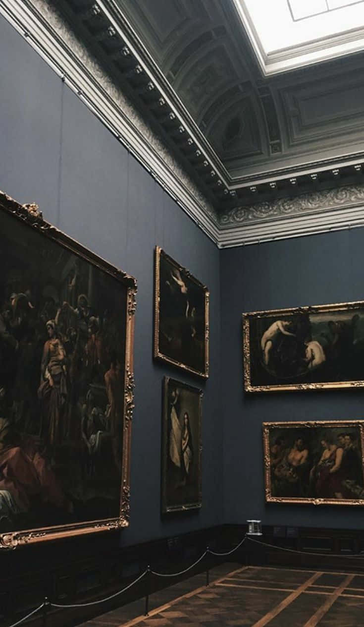Фон в стил Dark Academia