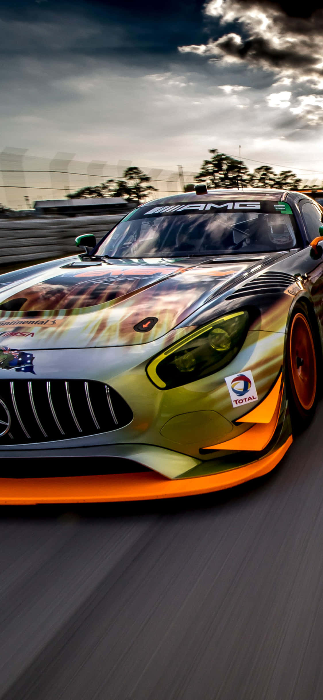 iPhone X Amg Gt-r Фон с Гепардов Принт Тапет