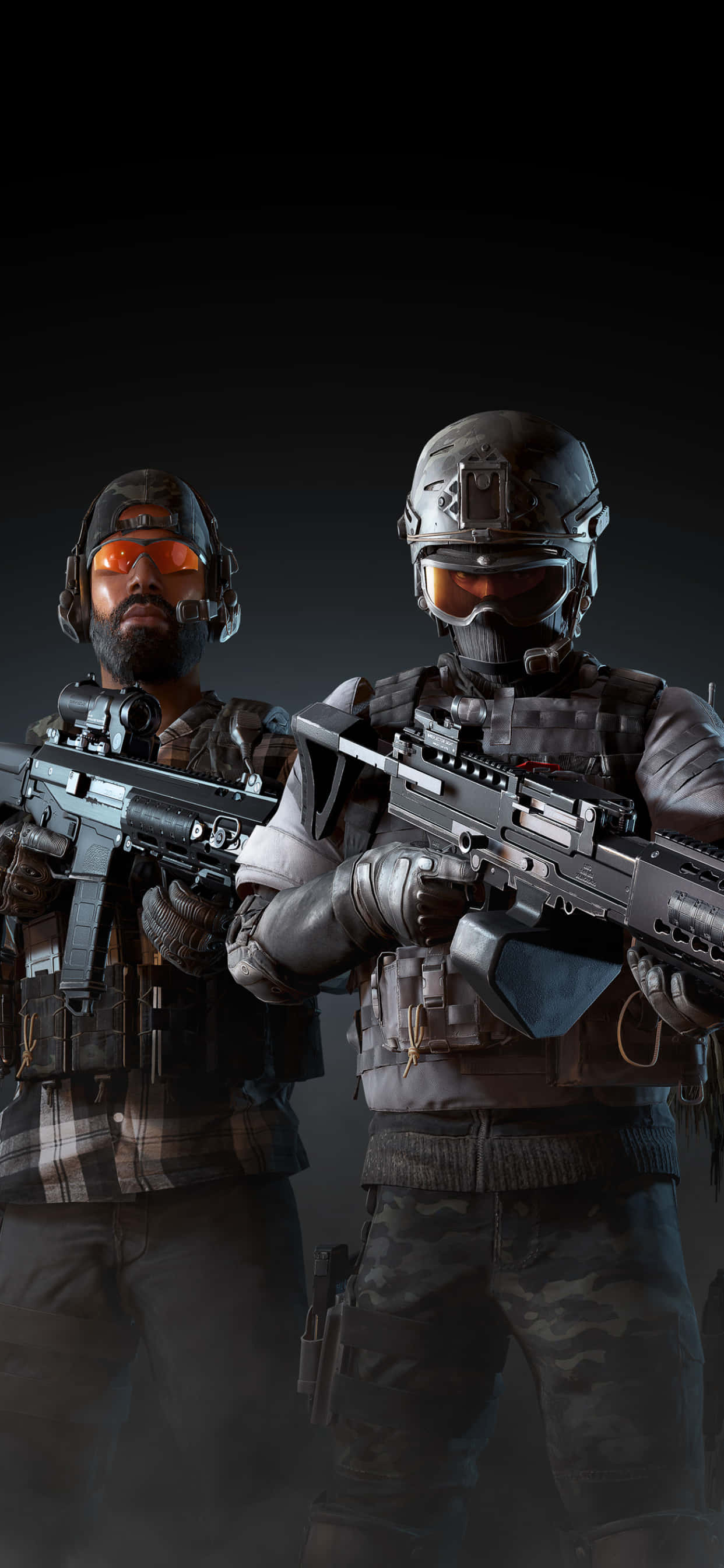 Пълноценно екипирани войници iPhone X Ghost Recon Wildlands фон Тапет