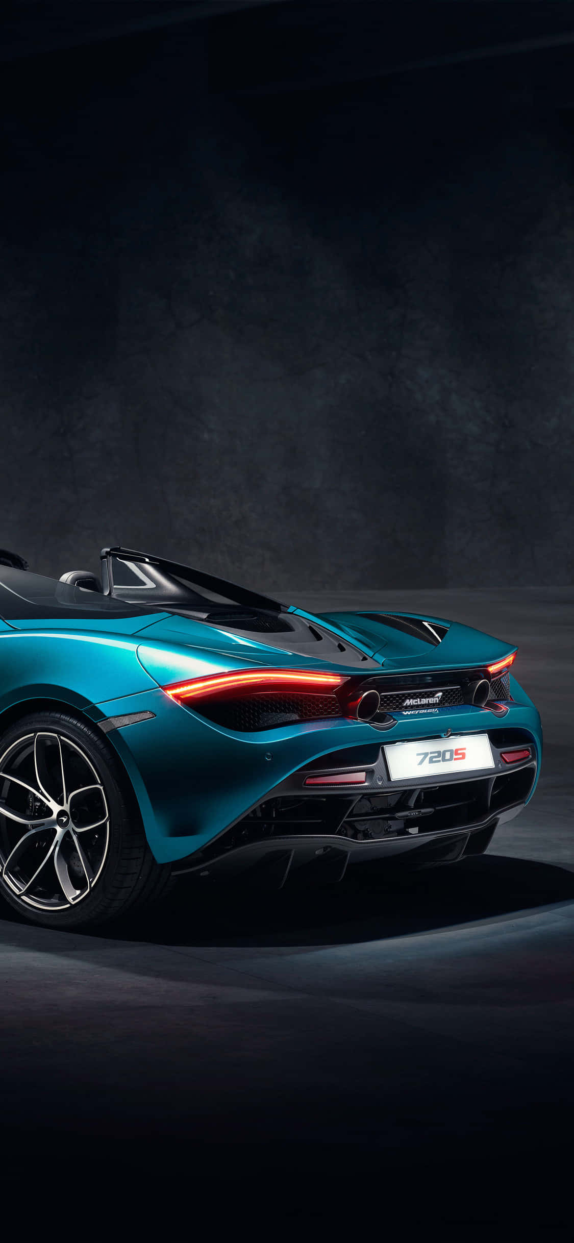 Фон за iPhone X с McLaren 720s Spider Pista Тапет