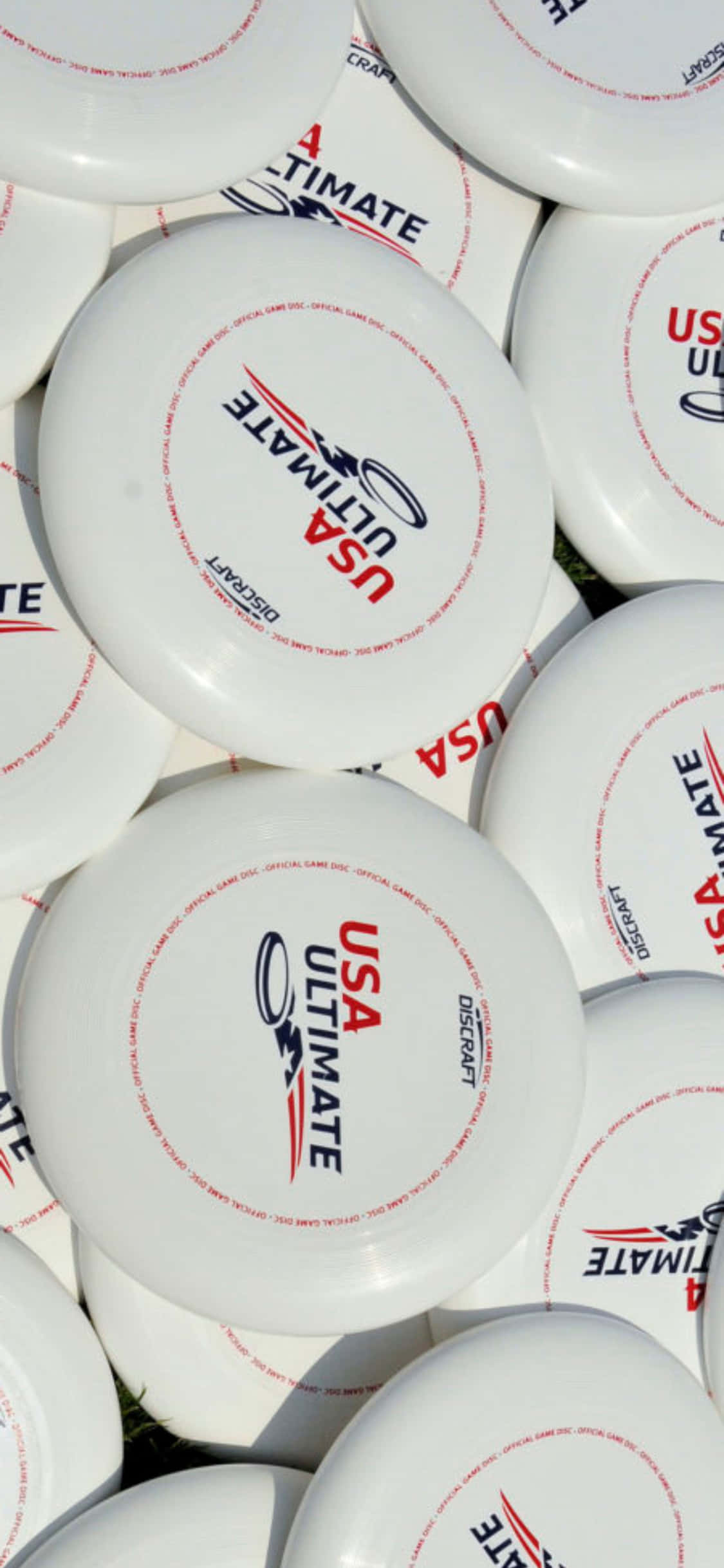 iPhone X Ultimate Frisbee Background USA Ultimate Тапет