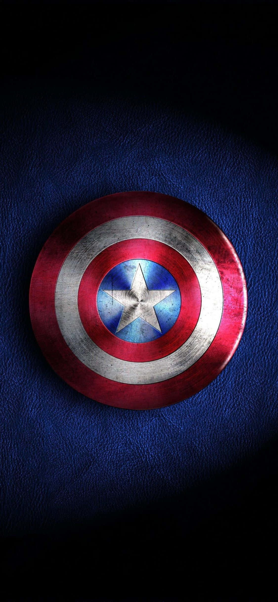 iPhone XS Avengers фон Captain America Shield Тапет