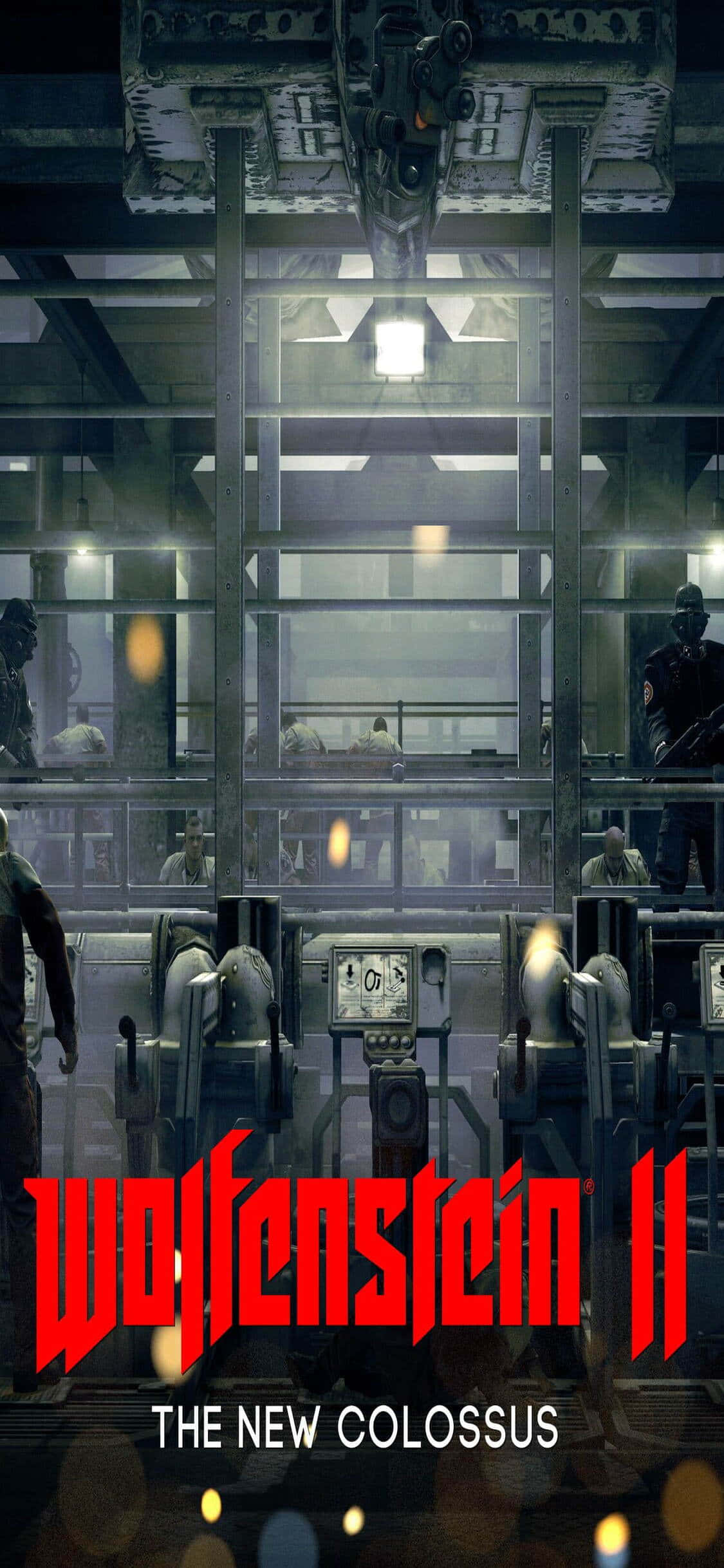 Фон за iPhone Xs с база в склад от Wolfenstein II Тапет