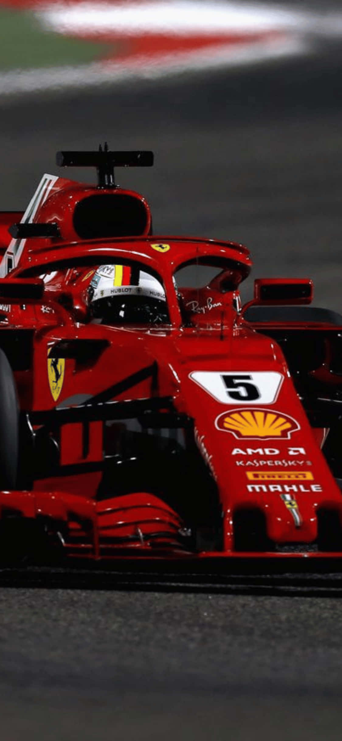 Фон за iPhone XS от Гран При Бахрейн 2018 F1 Тапет