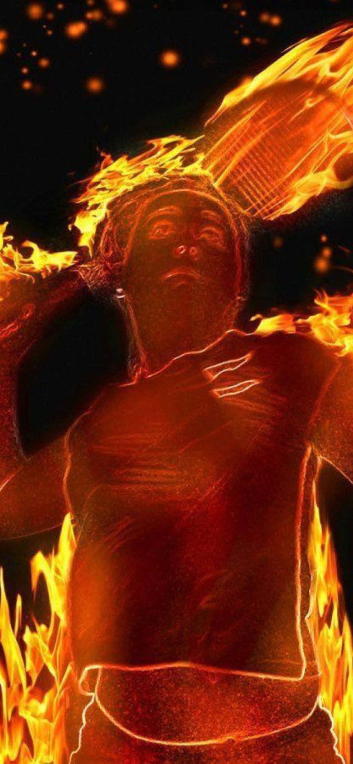 Фон за iPhone Xs с бадминтон Тапет