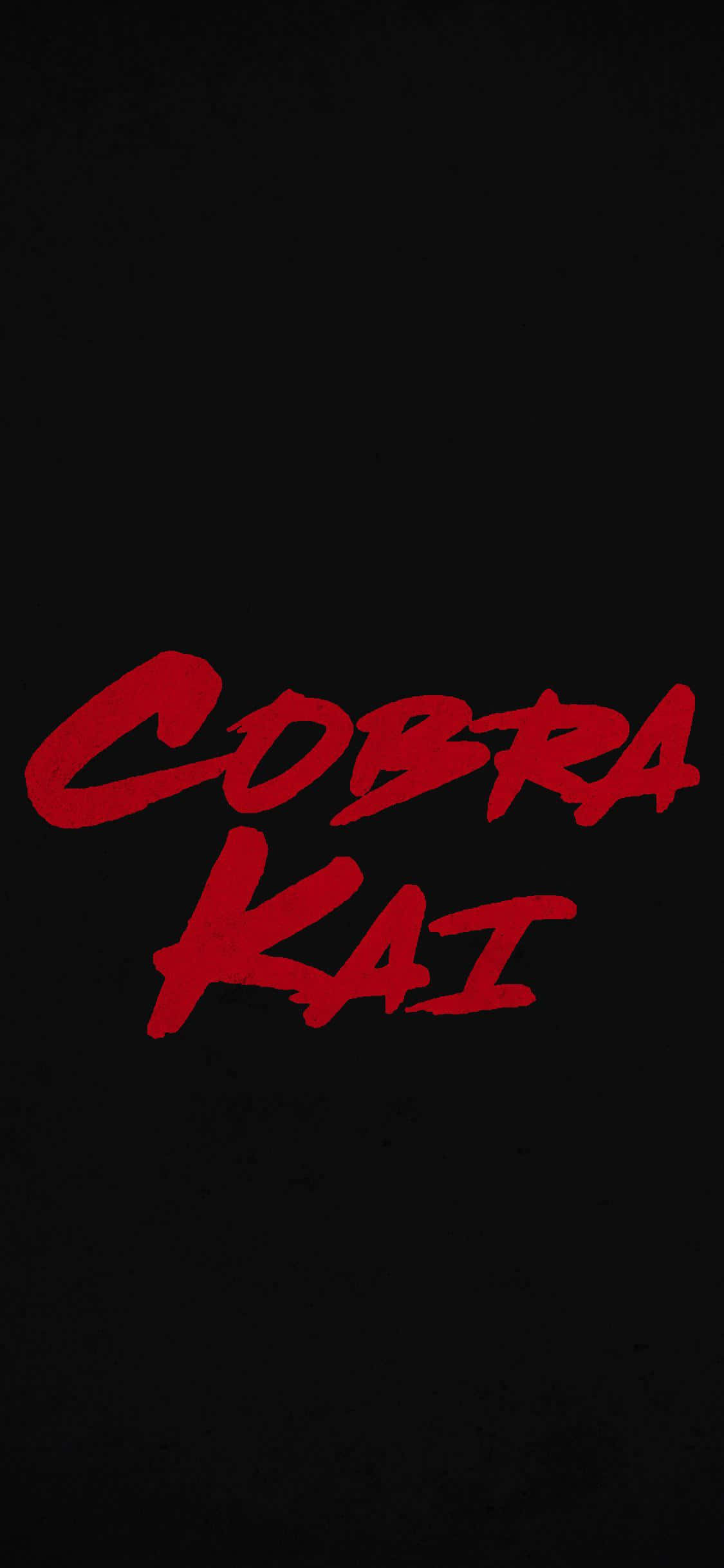 Фон на заглавие Cobra Kai за iPhone XR Тапет