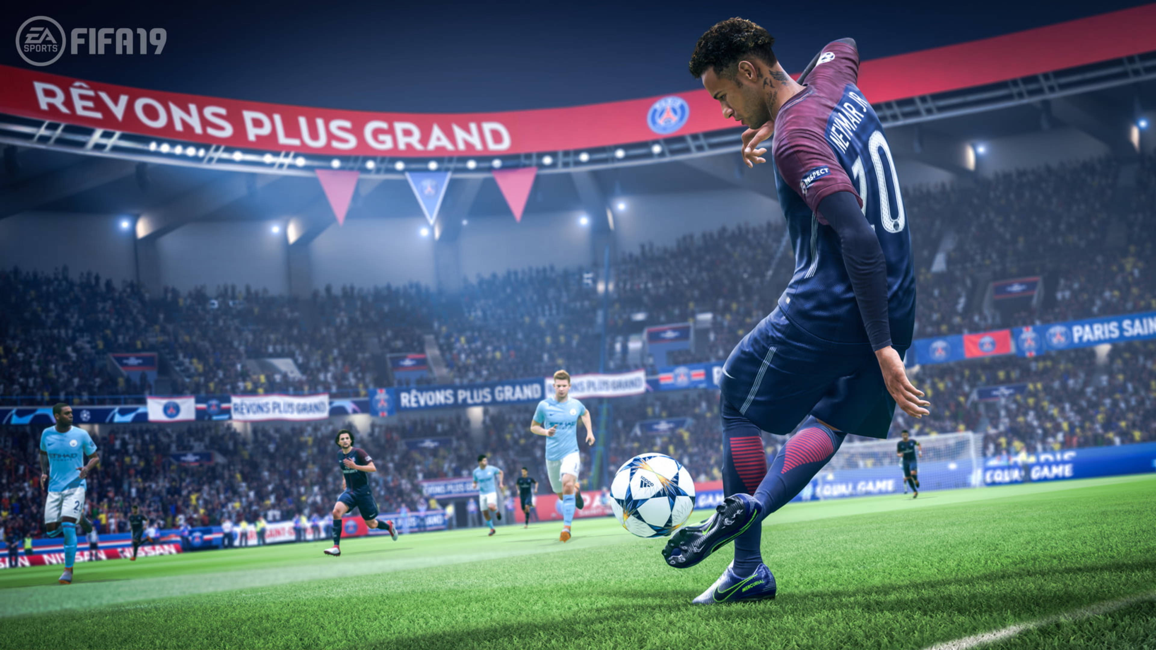 Футболистът Неймар от FIFA 19 в 4K Тапет