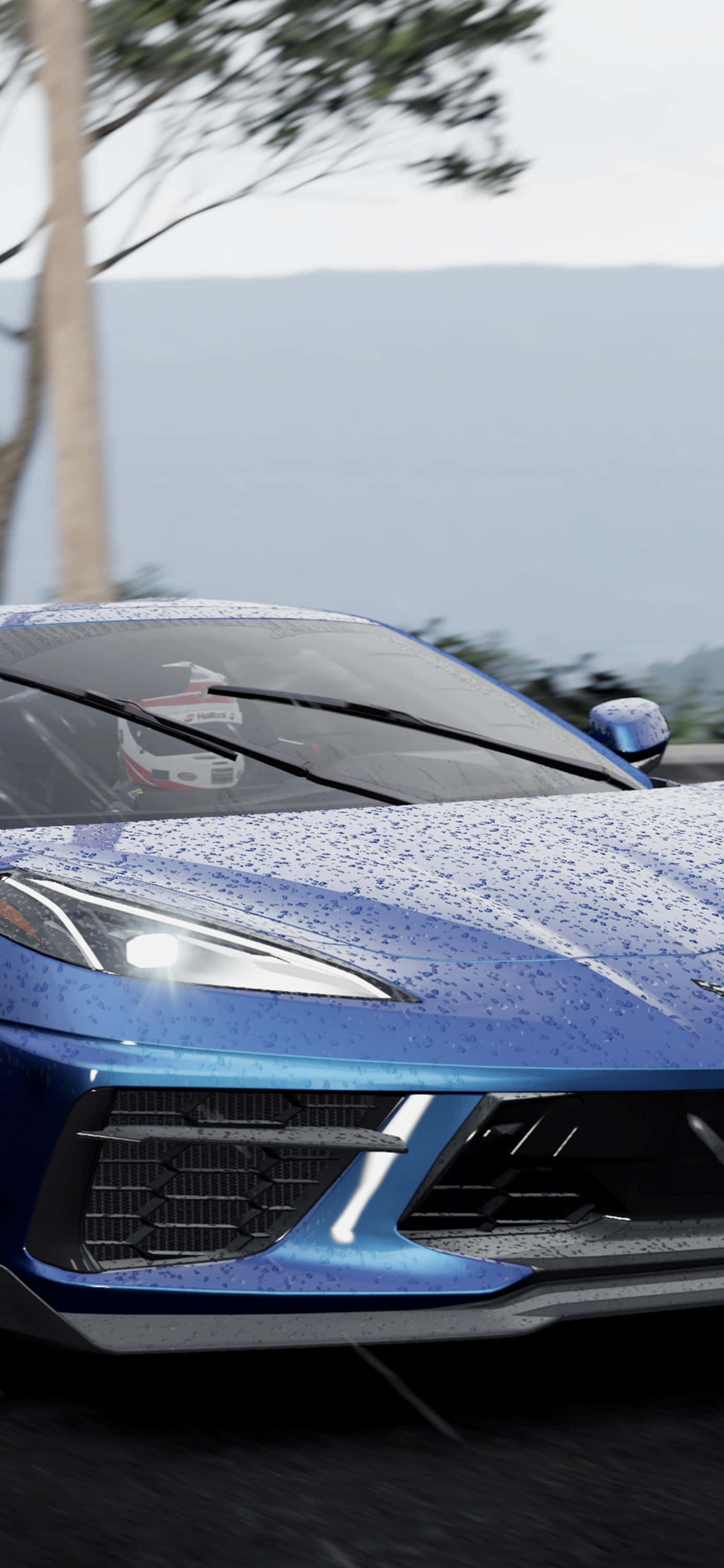 Цветен и вълнуващ кадър от световноизвестната състезателна игра Project Cars 2. Тапет