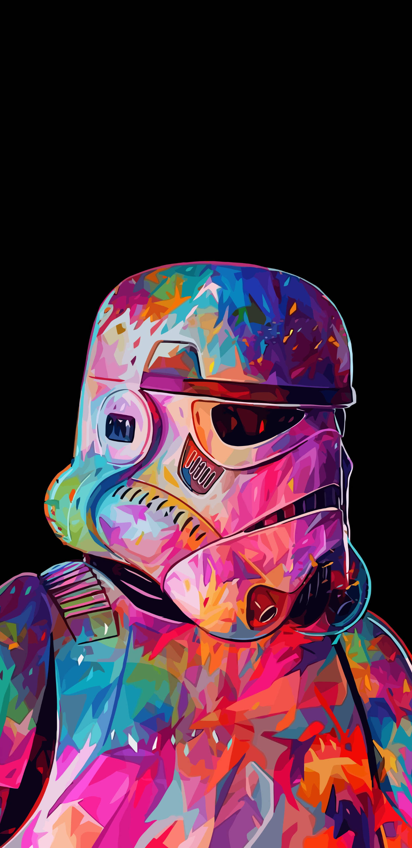 Цветен щурмовак 2K Amoled Тапет