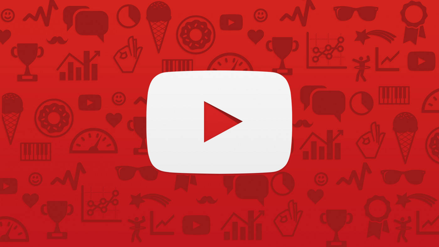Червен фон за YouTube Тапет