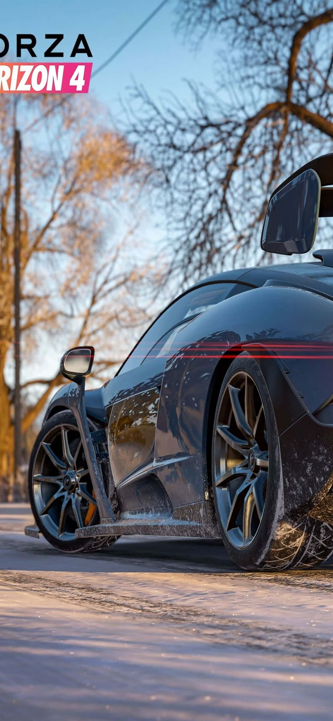 Черен Audi iPhone X фон за Forza Motorsport 7 Тапет