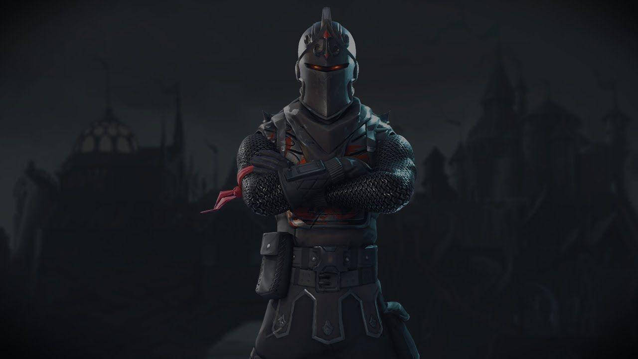 Черен рицар готичен фон Fortnite Тапет