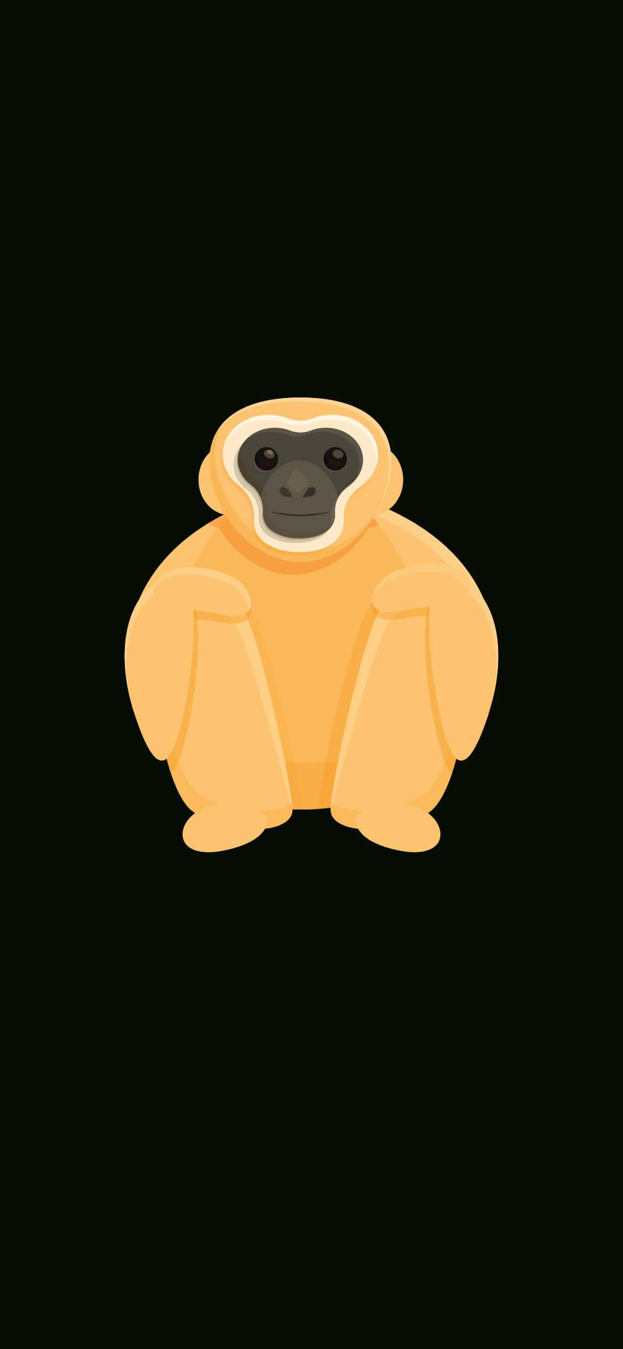Чудесния iPhone Xs Max Gibbon Тапет