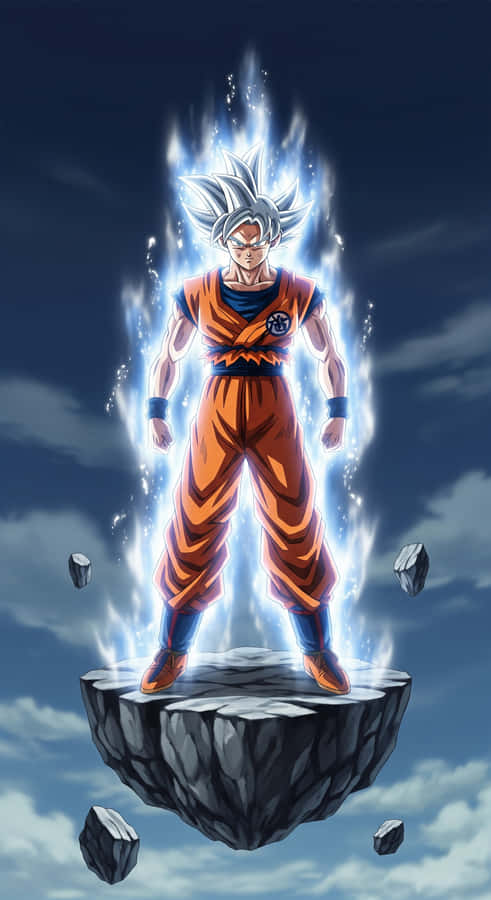 Гоку,Dbz,Фон на Гоку с Ултра Инстинкт,Снимки на Гоку с Ултра Инстинкт