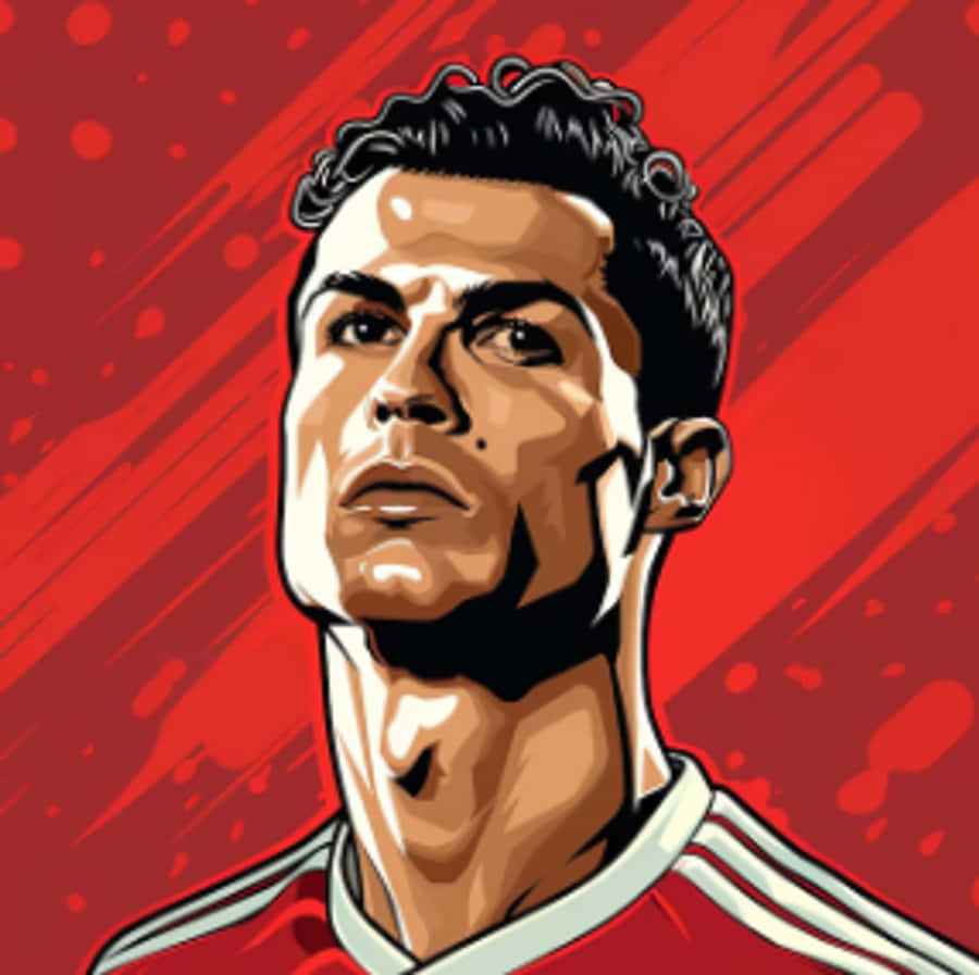 Кристиано Роналдо, CR7, футбол, GOAT, Роналдо, Червено, Мощен, Футбол, Естетика