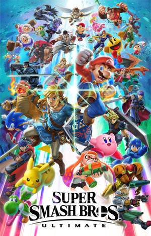 Обои для телефона 3D Smash Bros Ultimate — Lenovo Idea Tab Plus Тапет