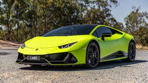 4k изображение на Lamborghini Huracán за лаптоп