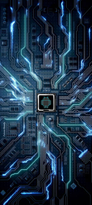 Android Circuit Art For Samsung S20 FE — POCO C81x Тапет