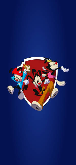 Тапет Animaniacs удивителен интро постер — iPhone 17 Тапет
