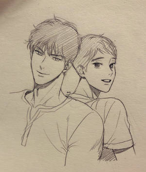 Тапет Anime Drawing Alex X Dong-Gyun — Motorola Razr Ultra 2026 Тапет