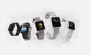 Apple Watch черни и сиви цветове тапет — Apple Watch Тапет