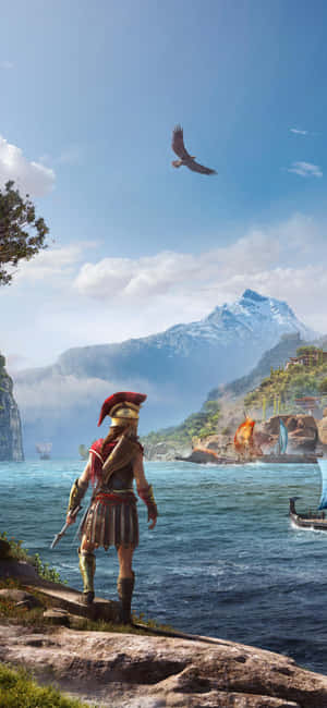 Assassin's Creed Odyssey фон — Realme Narzo 100 Lite Тапет