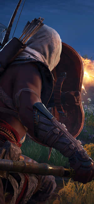 Iphone X Assassin's Creed Origins Фон — Tecno Spark 40 Pro Тапет