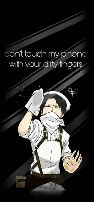 Тапет Attack On Titan Герои Levi Екран — iPhone 18 Pro Тапет