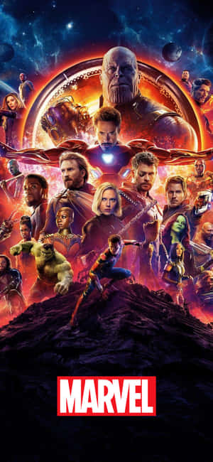 Iphone Xs Marvel фон — Vivo Y6 Тапет