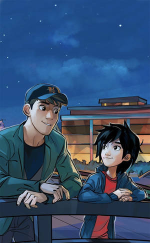 Тапета Big Hero 6 братски разговор — Redmi Pad Тапет