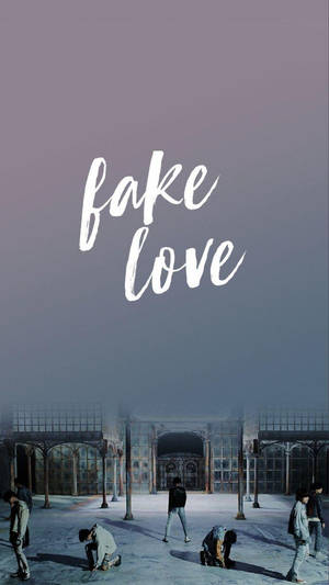 BTS Fake Love градиентно избледняване — BTS Тапет