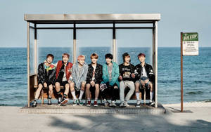 BTS групова снимка YNWA тапет — Bts групова снимка GIF Тапет