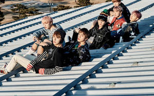 BTS групова снимка Spring Day тапет — Bts групова снимка GIF Тапет