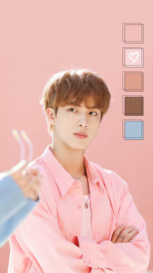 BTS Естетика Worldwide Handsome Джин — Bts естетика Тапет