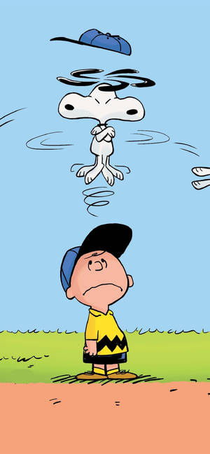 Тапет за Charlie Brown бейзболна шапка — iPhone 16 Pro Тапет