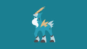 Cobalion на циан фон