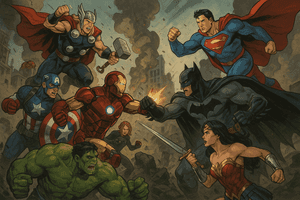 Естетичен фон на Marvel,Фон на DC Comics,Батман,Фон със супергерои,Супермен,Железния човек,Жената чудо
