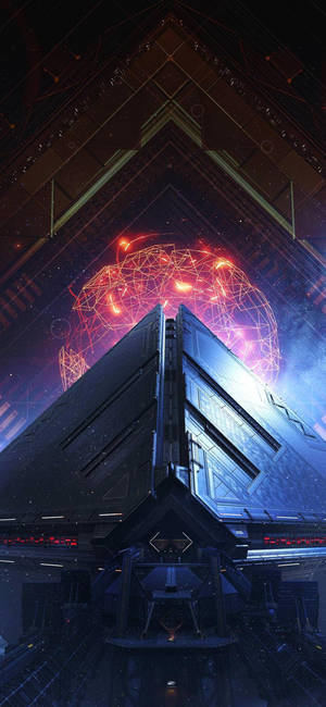 Destiny 2 iPhone Pyramidion 3D — iPhone Xs Тапет