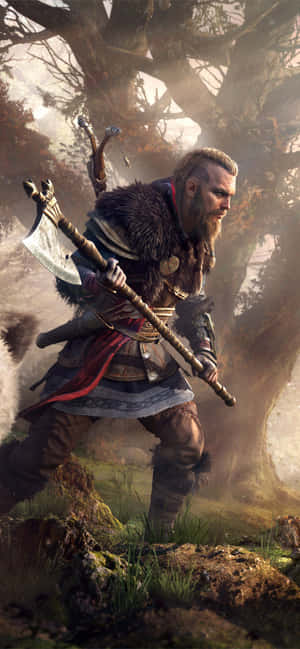 iPhone Xs Max Assassin's Creed Valhalla Тапет — Realme 16T Тапет