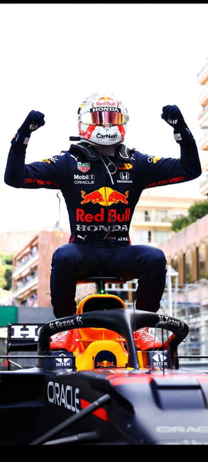 F1 iPhone Макс Ферстаппен победа Гран-при Монако — Tecno Camon 40 Тапет