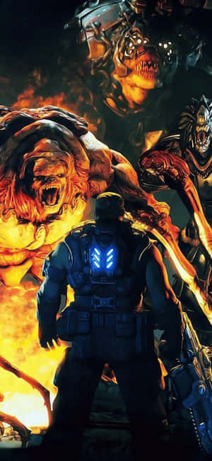 Фон за iPhone X Gears of War 5 — Moto G87 Тапет