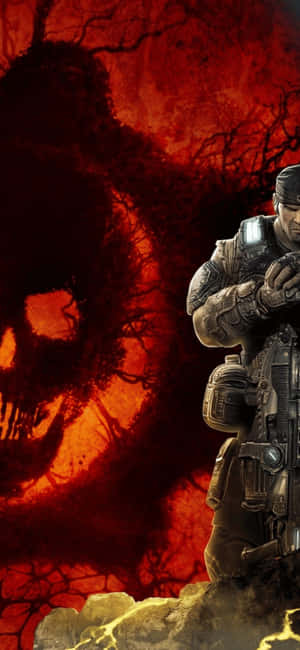 Iphone X Gears Of War 5 фон — Realme Narzo 100 Lite Тапет