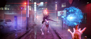 Тапет Ghostwire Tokyo Оплакване