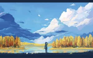 Google Аниме пред река