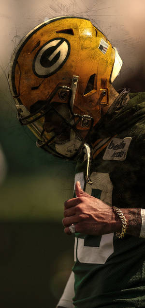 Green Bay Packers Jaire графическо изкуство тапет — iPhone 14 Pro Тапет