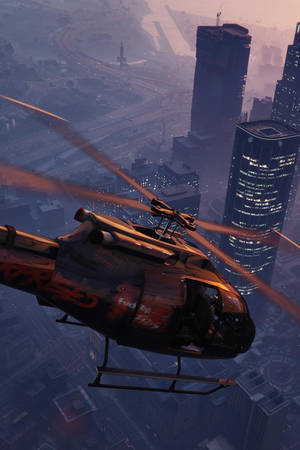 GTA iPhone Buzzard хеликоптер — Gta Тапет